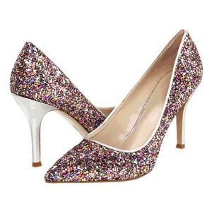 Nine West Flax Glitter Pumps, Size 9M